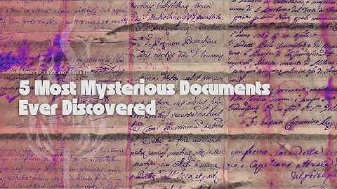 5 Most Mysterious Documents Ever Discovered | Episode 168