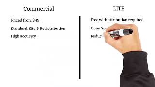 IP2Location IP Geolocation Database: Differences between Commercial and LITE screenshot 5