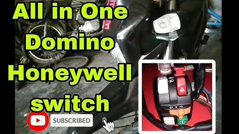 Installing Domino Honeywell Switch sa Xrm 125.
