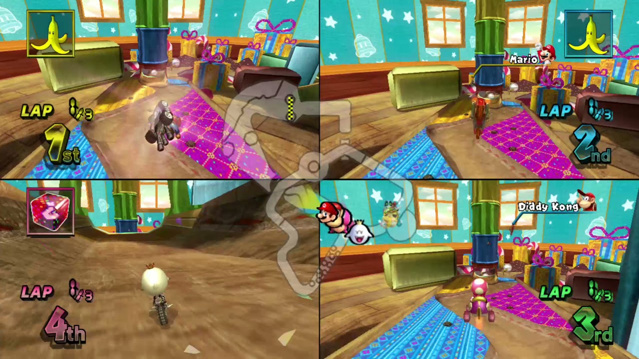 Mario Kart Wii Custom Tracks ✦ 4 Players #079