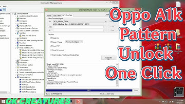 OPPO A1K CPH1923 Pattern Unlock One Click Method