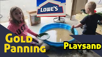 Can we find Gold in Playground sand from Lowes? Panning for gold in Kentucky