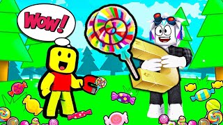 ПРИМАГНИТИЛ 999,999,999 КОНФЕТ В СИМУЛЯТОРЕ КОНФЕТНОГО МАГНИТА ROBLOX Candy Magnet Simulator, 999.