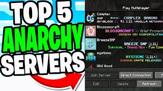 Top 5 Anarchy SMP Servers For Minecraft 1.21.5! - Java & Bedrock