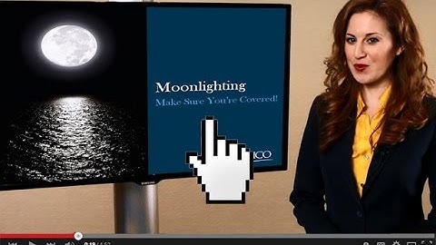 Moonlighting: Make Sure You