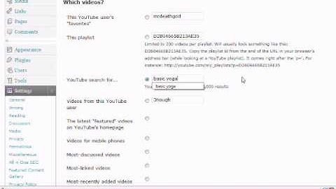 Setting Up Tubepress