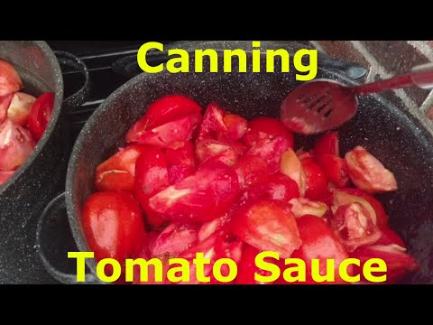 Canning Tomato Sauce