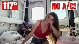 How I Survive Summer VanLife (in an UNBUILT van!)