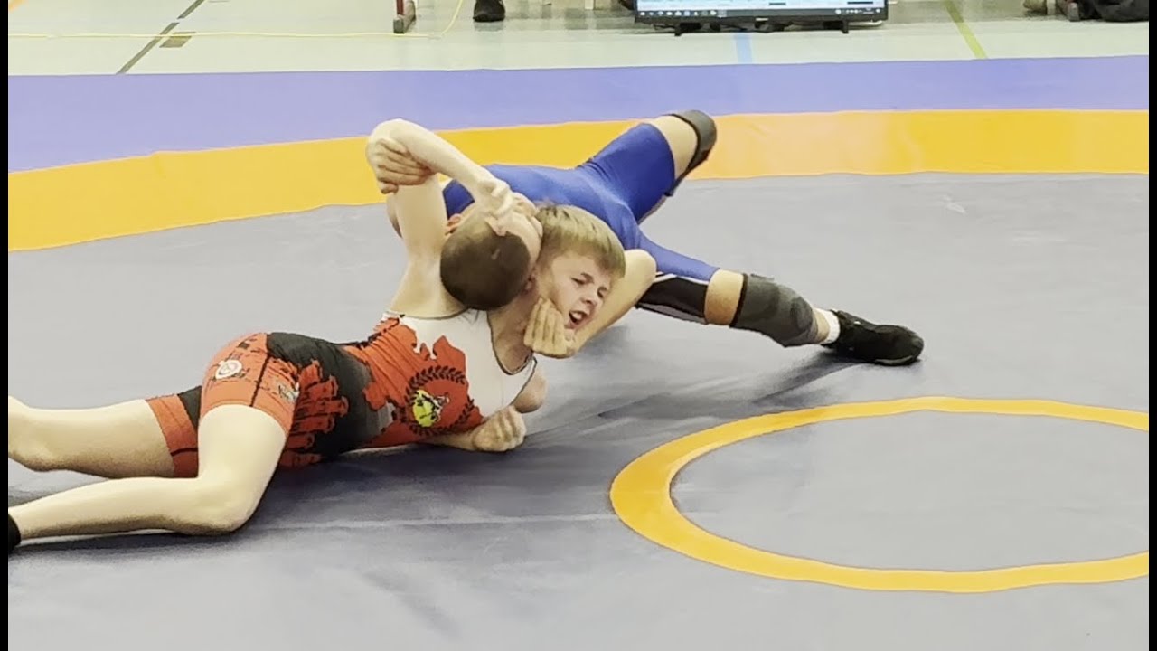 Wrestling / Ringen,  Sparkassenpokal Jena 2025, Freestyle, U12, 41 kg, Winkelmann - Radionov