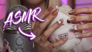 ASMR with my NEW NAILS 💅100% relaxing sounds, cute triggers