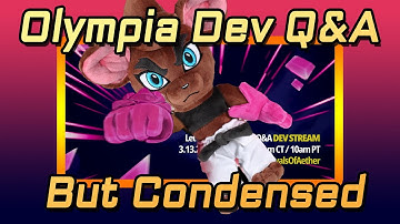 Olympia Developer Q&A Livestream Summary
