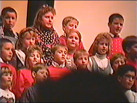 Justin's 2nd Grade Chesaning Big Rock Elementary School Christmas Play Miss Kennelly 12-1991