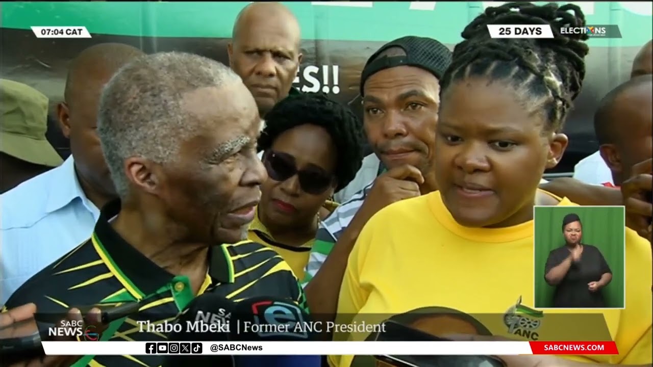 2024 Elections | Rousing welcome for Thabo Mbeki as he leads ANC campaign in Soweto