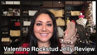 Valentino Rockstud Jelly Sandal Review