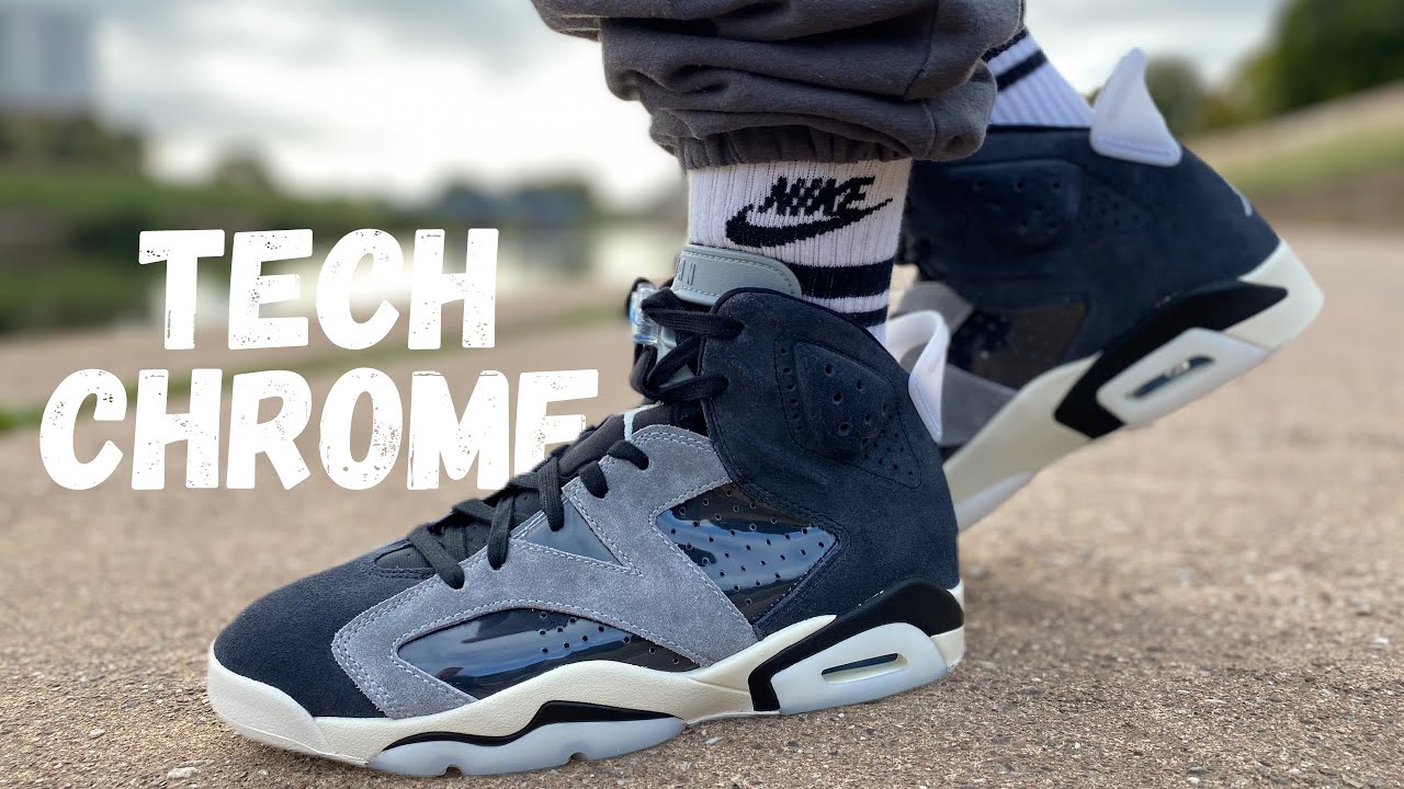 DO NOT SLEEP ON THESE! JORDAN 6 TECH CHROME REVIEW \u0026 ON FOOT - YouTube