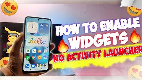 ENABLE MIUI 13 Widgets On Home Screen In Any Xiaomi Device 🔥 NO ROOT / NO ACTIVITY LAUNCHER 🤫