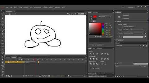 tutorial membuat frame by frame animasi menggunakan software adobe animate