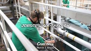Jobsite Walk-Through - Providence Boiler Room | Campbell Painting and Drywall