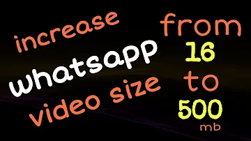 Come inviare un video di grandi dimensioni con WhatsApp?
