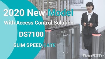 Daosafe Speed  Rfid Card  Turnstile  Gate Video for DS7100