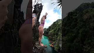Cliff Diving In Philippines