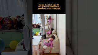 Hande Soral Tatlı Oğlu Ali Fotoğrafını “Misafirlerimizi Bekliyoruz” Notu ile Paylaştı #handesoral