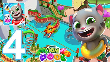 My Talking Tom Pool Gameplay Walkthrough Part 4: Dragon Mountain (Android/iOS)