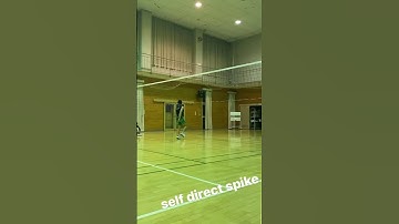 INSANE Self Direct Spike💥 *Landed VOLLEYBALL Spike*
