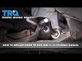 How to Replace Inner Tie Rods 2011-14 Hyundai Sonata
