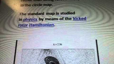 Line 22 7b272  Chirikov Standard Circle Map Rotor Hamiltonian Chaotic Wormholes WOW SETI
