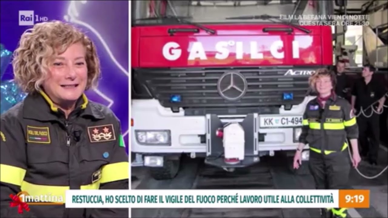 Prima donna nominata comandante dei Vigili del fuoco, intervista a Natalia Restuccia