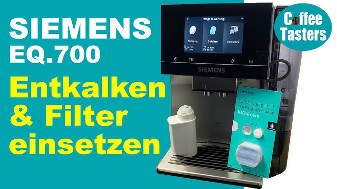 Siemens EQ.700 Kaffeevollautomat – Bedienung via Full-Touch-Display (5  Zoll) - YouTube