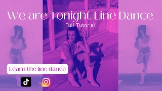 Learn "We are Tonight" in 4 Minutes [Billy Currington] Line Dance Tutorial