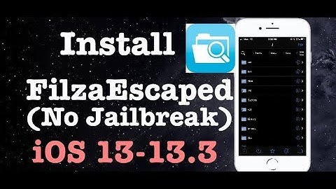 How to Install FilzaEscaped on iOS 13-13.3  (NO JAILBREAK) (NO COMPUTER)