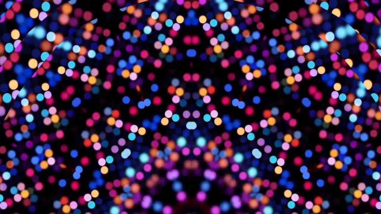Club Visuals 800 - LED dots moving on center of stage VJ loop - YouTube