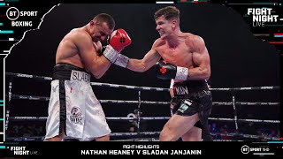 Nathan Heaney v Sladan Janjanin Fight Highlights | 1700 Stoke Fans Revel in Seventh Round Stoppage