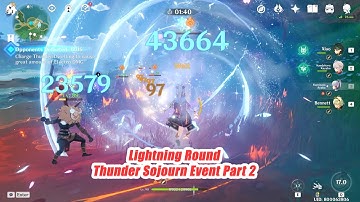 Genshin Impact 2.0 - Lightning Round Thunder Sojourn Event Part 2 Ayaka Gameplay