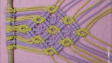 Beautiful macrame wall hanging/easy macrame pattern of beginners 