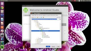 How to import a project in android studio? screenshot 2