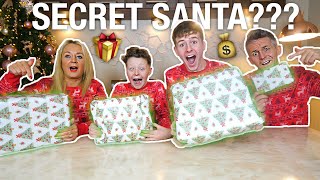 *NO BUDGET* SECRET SANTA PRESENT SWAP with FAMILY 4!! ft. Adam B