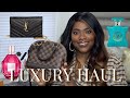 LUXURY HAUL | LOUIS VUITTON ALMA BB BAG | YSL MONOGRAM CLUTCH | LUXURY PERFUMES | IKEA ALEXIS