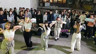 20230403 hongdae busking 홍대 재능많은 미녀댄스팀 메이져스티(majesty) 버스킹 02 - ITZY (잇지) Not Shy (낫 샤이)