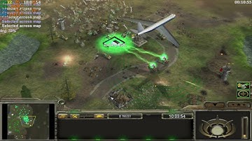 c&c the first decade generals zero hour contra skirmish demo, toxin vs infantry, tanks insane army