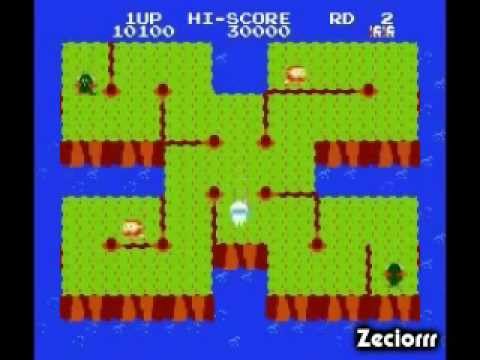 [NES] Dig Dug II: Trouble in Paradise -- Gameplay