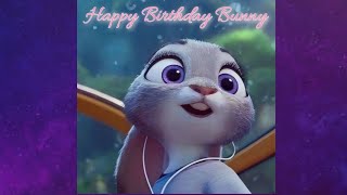 🎉🧸Happy🎶🎁Birthday🍒🐰Bunny🐇🎊