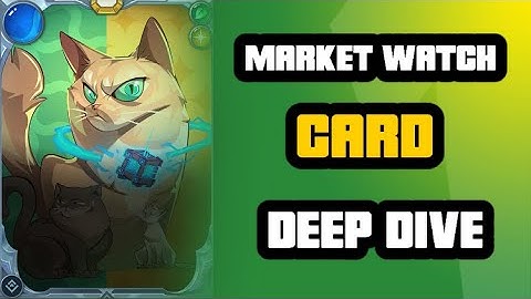 Splinterlands  Card Market Watch#50 Part 2 - Cinder rocks the card market!