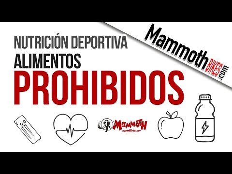 Alimentos Prohibidos para la práctica deportiva