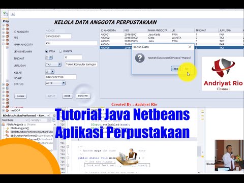 Membuat Aplikasi Perpustakaan Dengan Java Netbeans  