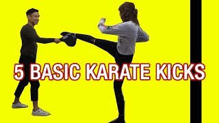 5 Basic Karate Kicks