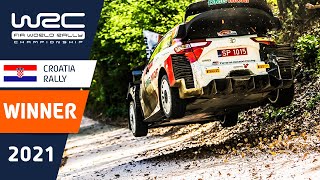 WINNER rally action compilation - WRC Croatia Rally 2021